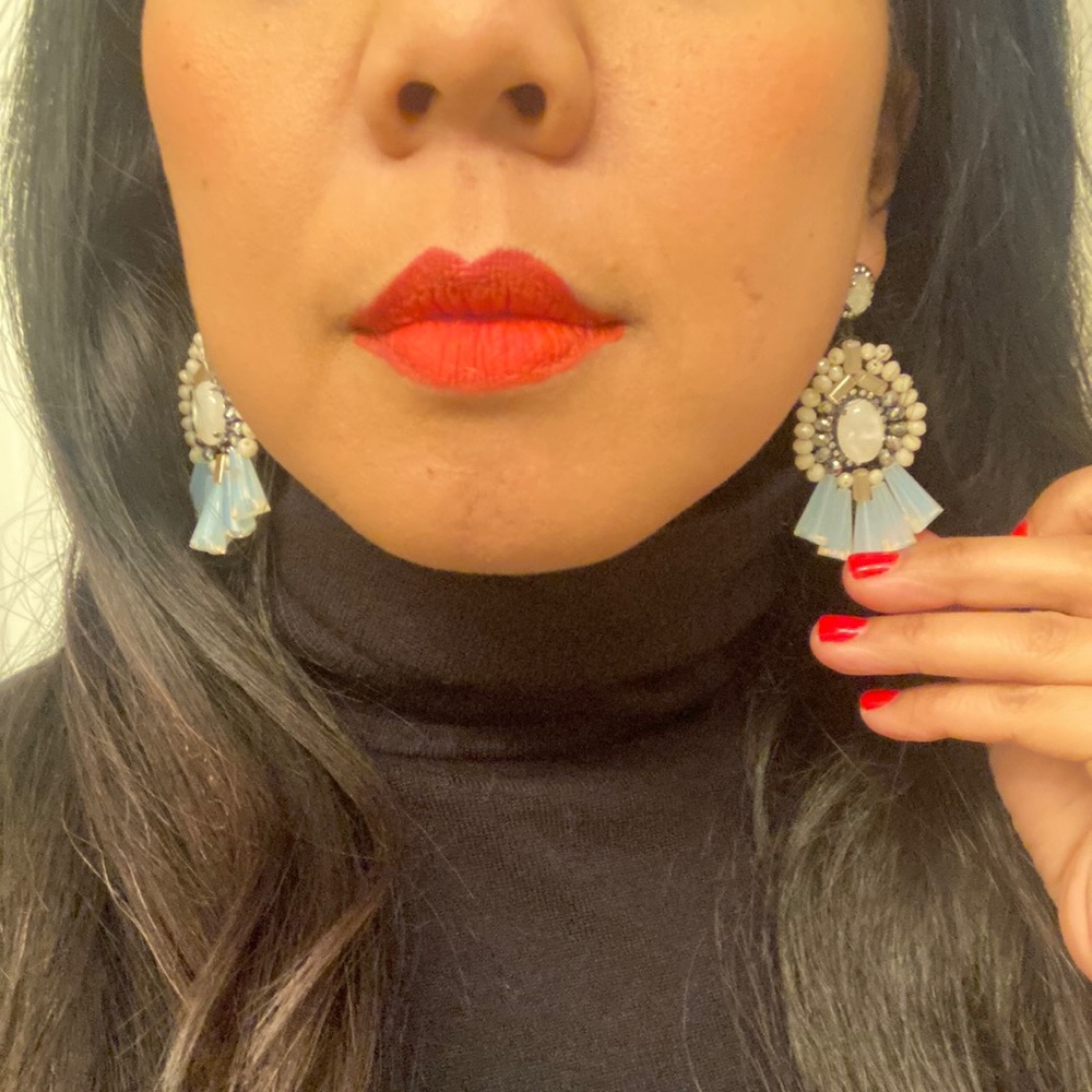 Stunning statement earrings. JCrew style!